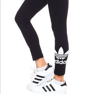 adidas logo leggings